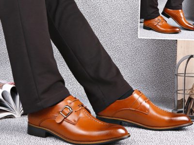 Office-Formal-Dress-Genuine-Leather-Business-Mens-Shoes
